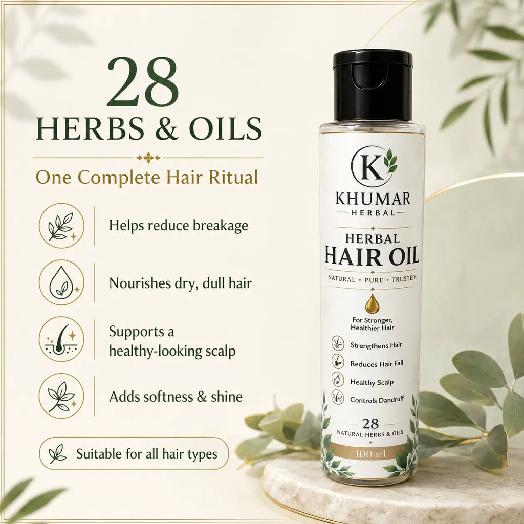 Khumar Herbal Hair Oil benefits