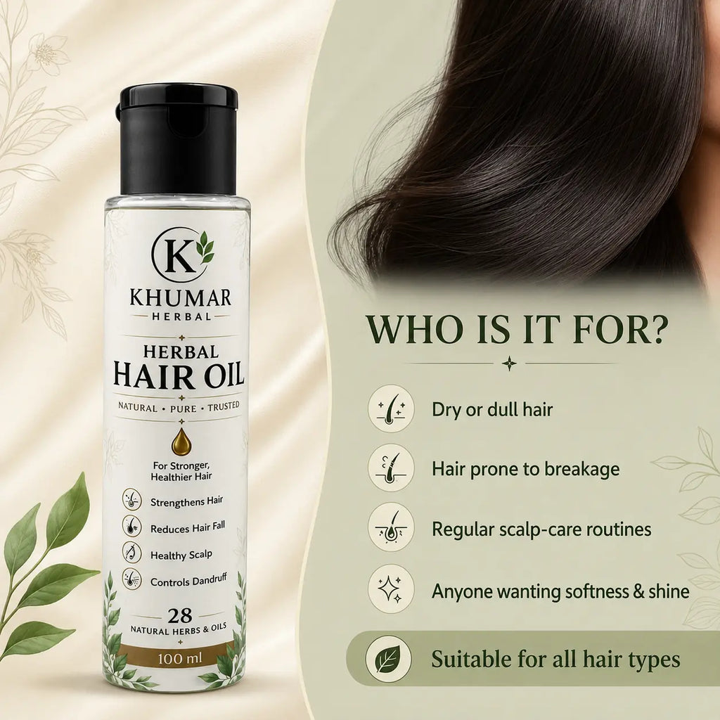 Who Khumar Herbal Hair Oil is for